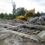 Voortgang sloop school Lupinesingel 15 Alphen aan den Rijn