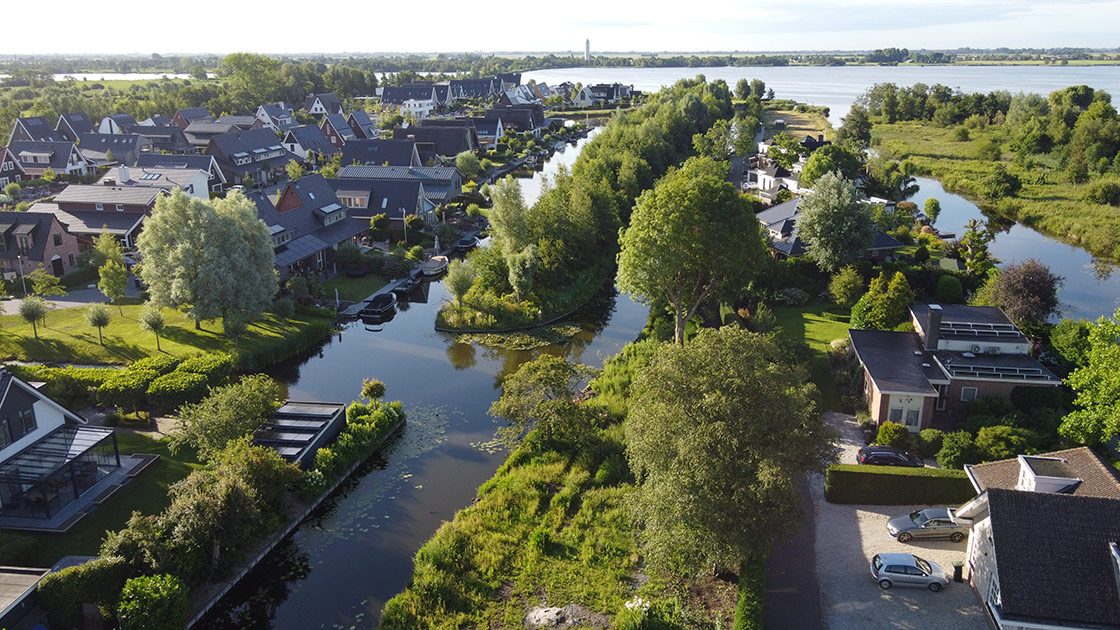 Villa Zuideinde - Luchtfoto omgeving